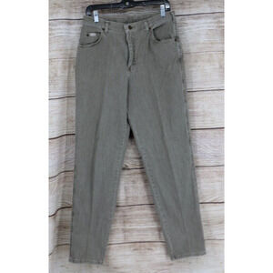 VINTAGE Lee Original Womens Size 12 M High Rise Straight Leg Denim Jeans Brown